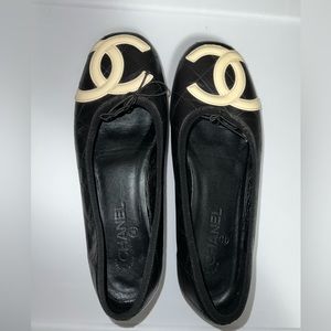CHANEL Quilted Ballerina Flats